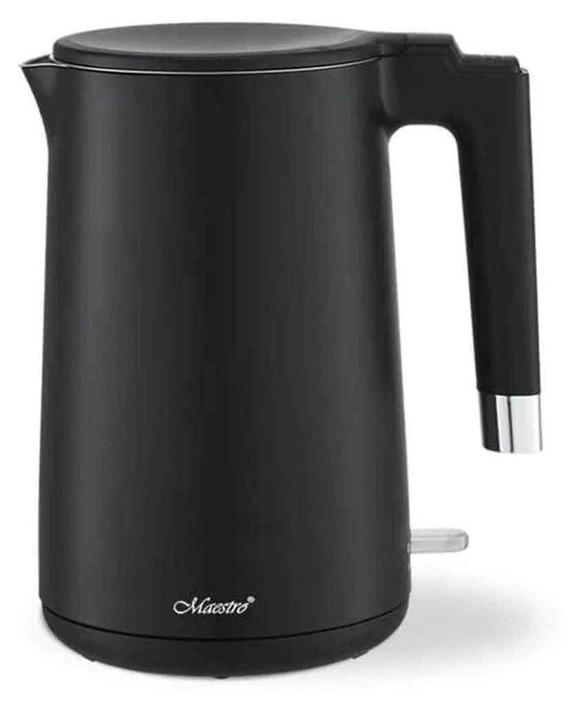 Eleganter schwarzer Wasserkocher Maestro 1,7l 1800W Produktbild 