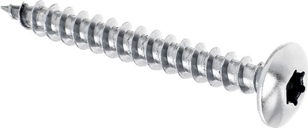 4x ALBERTS Holzschraube MaxiFix für Tor- und Zauntechnik Edelstahl 6x50 mm