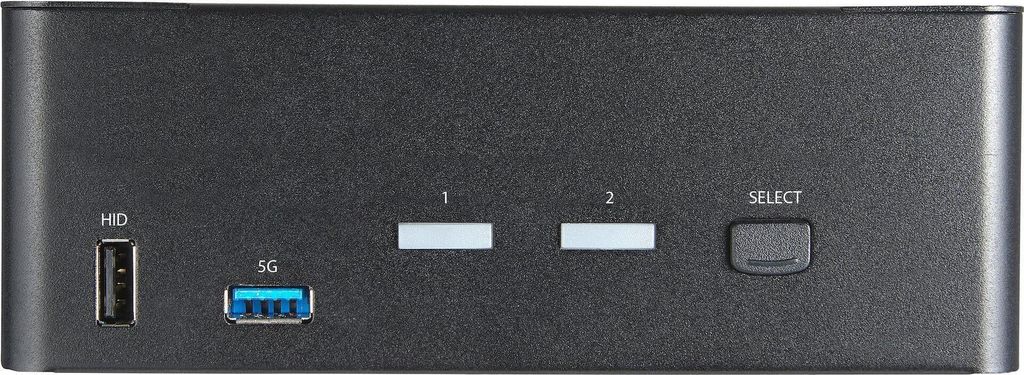 StarTech.com 2-Port Dual Monitor HDMI KVM-Switch - 4K 60Hz UHD HDR - Desktop 4K HDMI 2.0 KVM-Switch mit 2-Port USB 3.0 Hub (5 Gbit/s) und 4x USB 2....