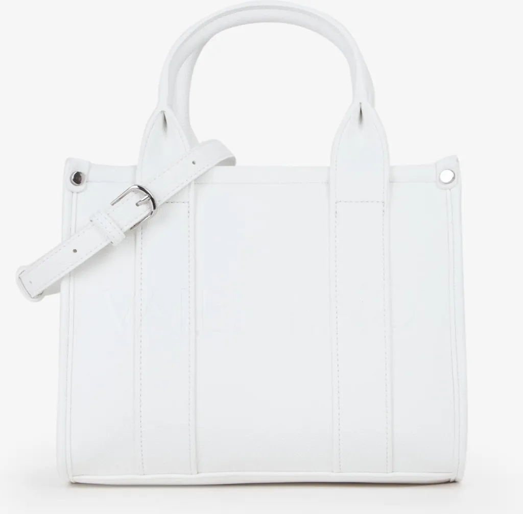 Valentino Sac Cabas Syria Re Bianco - Sac à Main Blanc de Luxe Chic