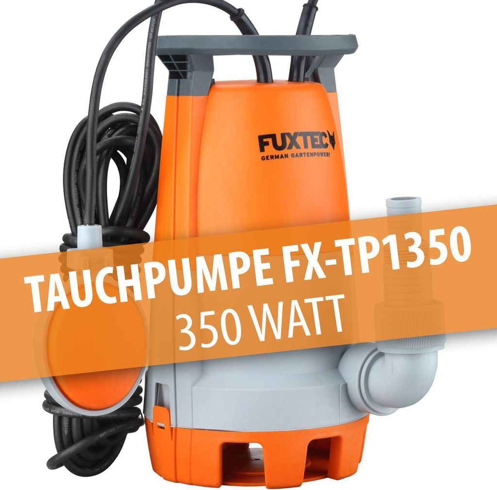 FUXTEC Tauchpumpe FX-TP1350 - bis zu 7.700 l/h | 6m Produktbild 