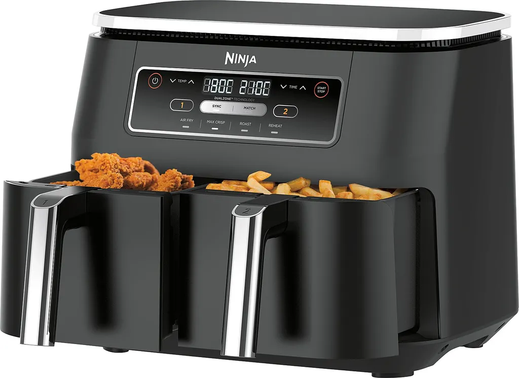 Offerta Ninja AF200EU Friggitrice Aria Calda 2400W Doppia 7,6 L