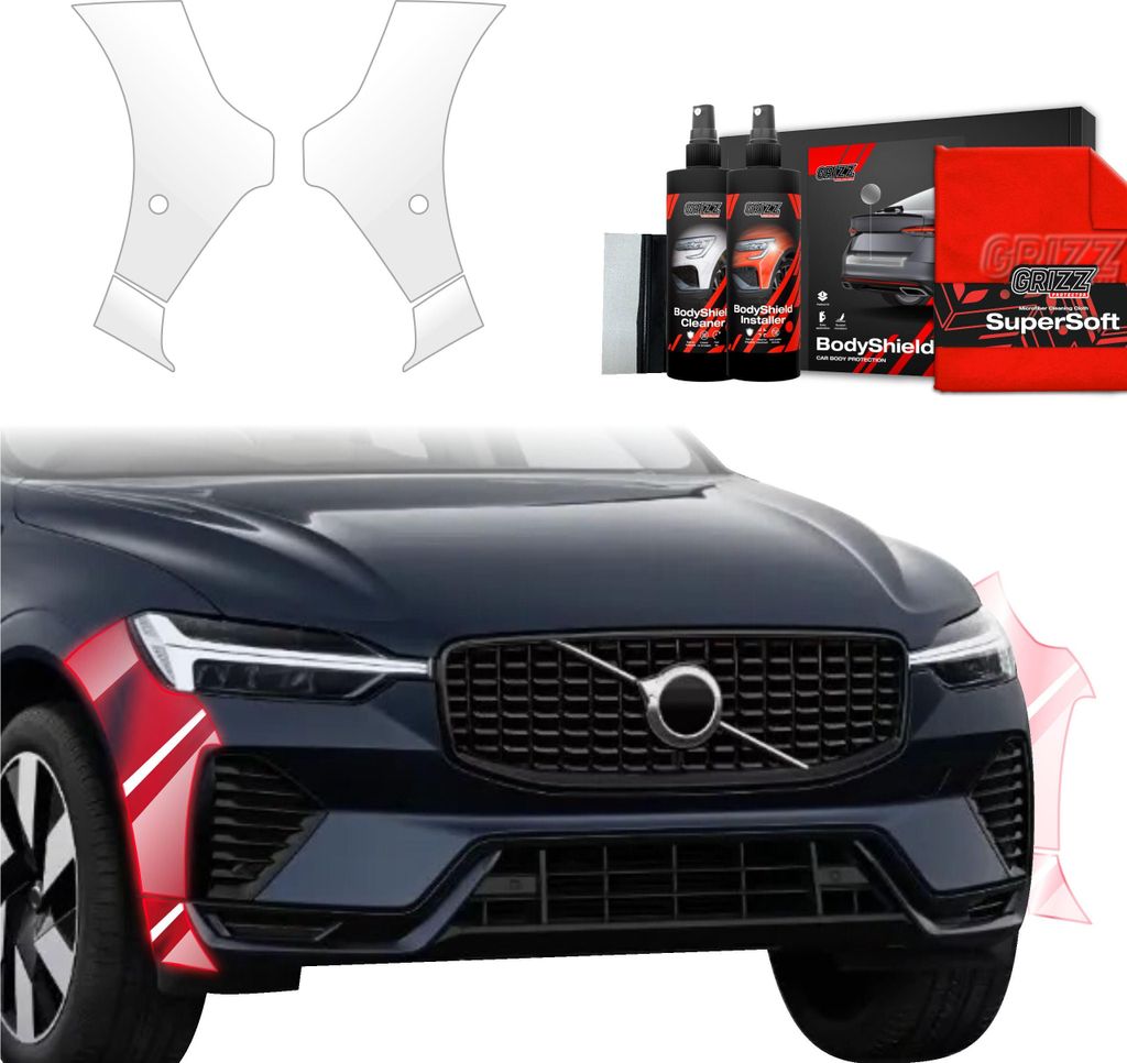 2in1 Schutzfolie Grizz Protector für Stoßstange - Volvo XC60 2 (2022-2025)