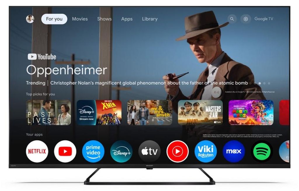 SHARP Sharp | 50HP6265E | 50 | Smart TV | Google TV | UHD | Image du produit 