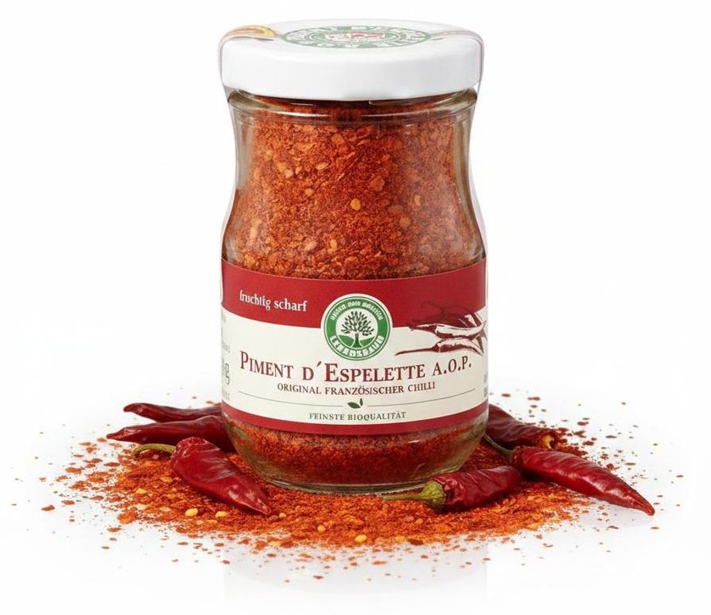 Piment d'Espelette A.O.P. - Piment français moulu 50g Image du produit 