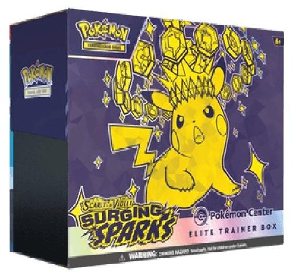 Pokemon Surging Sparks Pokémon Center Elite Trainer Box