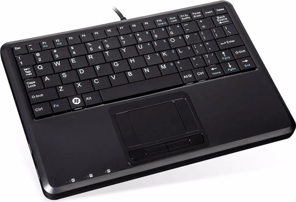 Clavier Mécanique avec Hub USB Perixx PERIBOARD-510 H PLUS Noir Mini