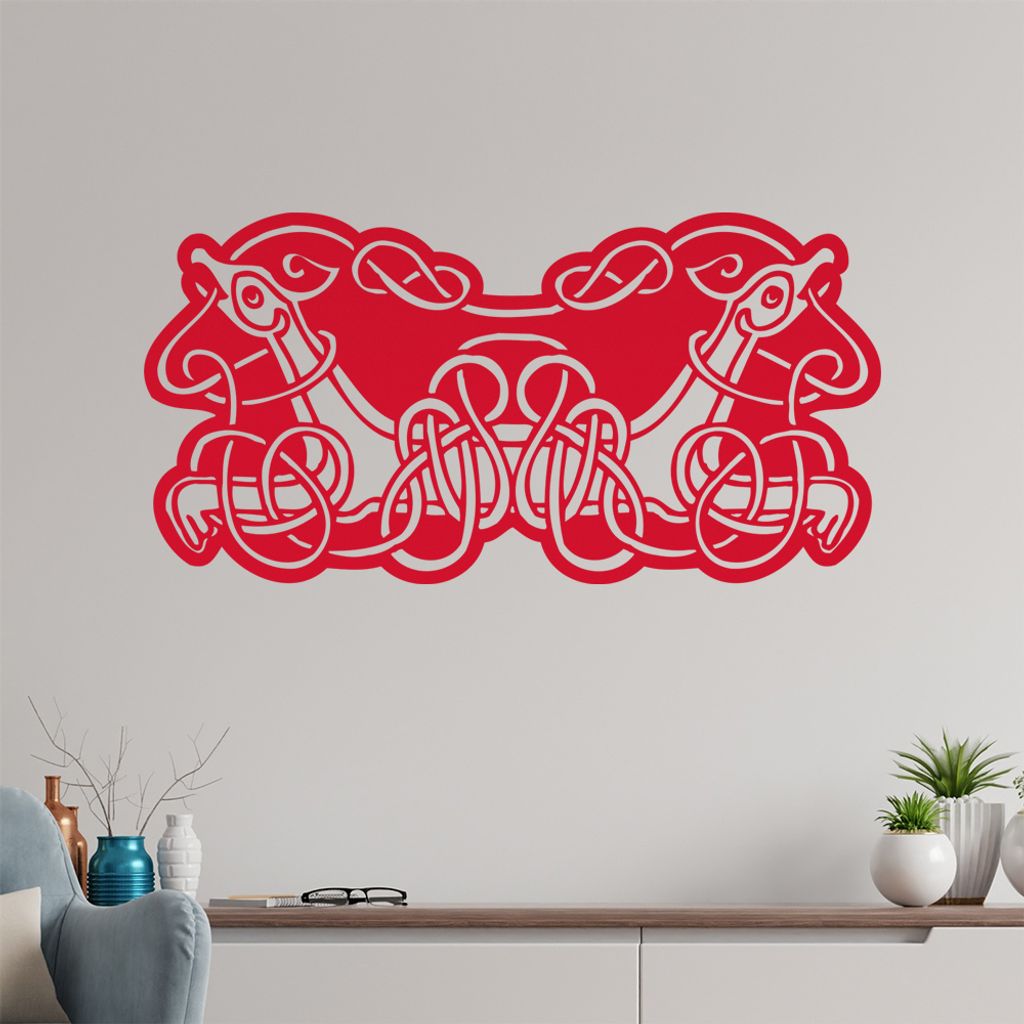 keltische Knoten Wandtattoo in 6 Größen - Wandaufkleber Wall Sticker - Dekoration, Küche, Wohnzimmer, Schlafzimmer, Badezimmer
