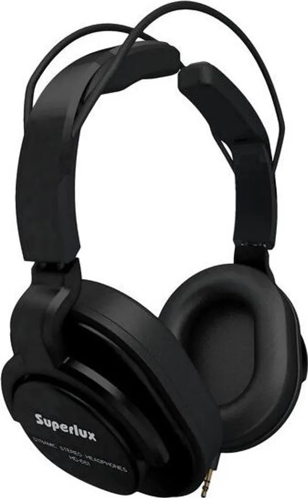 Casque audio de studio Superlux HD-661 - Écouteurs fermés blancs pro