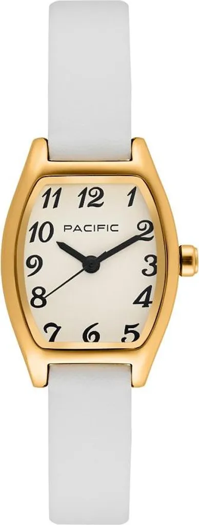 Pacific Classic PC00870 Orologio Donna | Oro e Bianco Vera Pelle