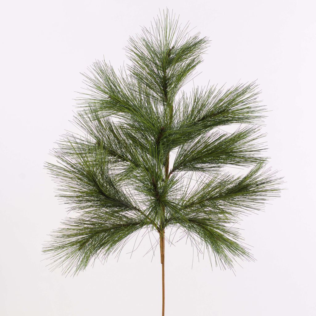 artplants.de Deko Pinienzweig, 11 Nadel - Zweige, 70cm - Künstlicher Zweig