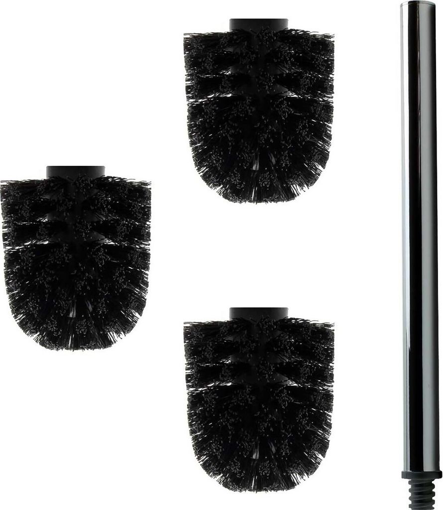 Daloual 3 testine nero Ø 8 cm manico 26 cm Immagine del prodotto 