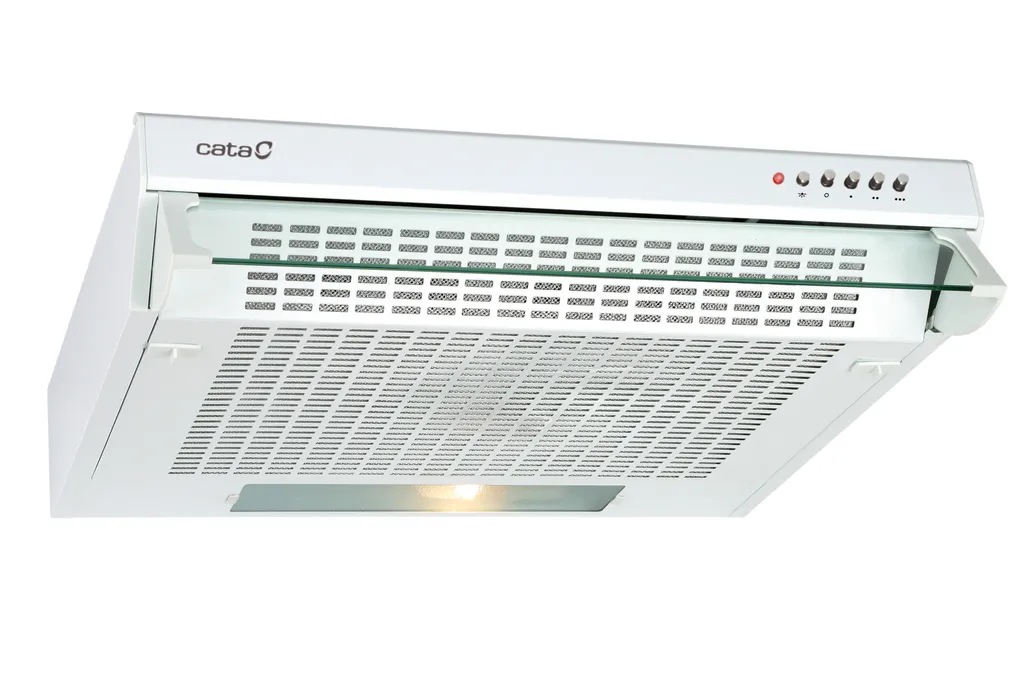 Hotte de cuisine 60 cm CATA FK SLIM 6000 X Blanche pour Air Sain LED