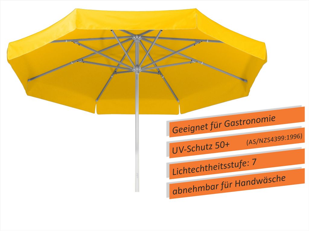 Schneider Sonnenschirm JUMBO 300/8 gelb 108-03