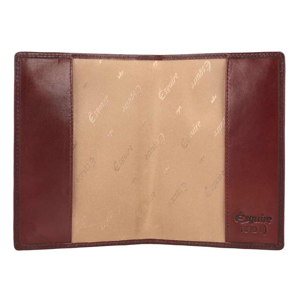 Étui Esquire Toscana Marron Foncé : Cuir de Qualité et Format Compact - 10