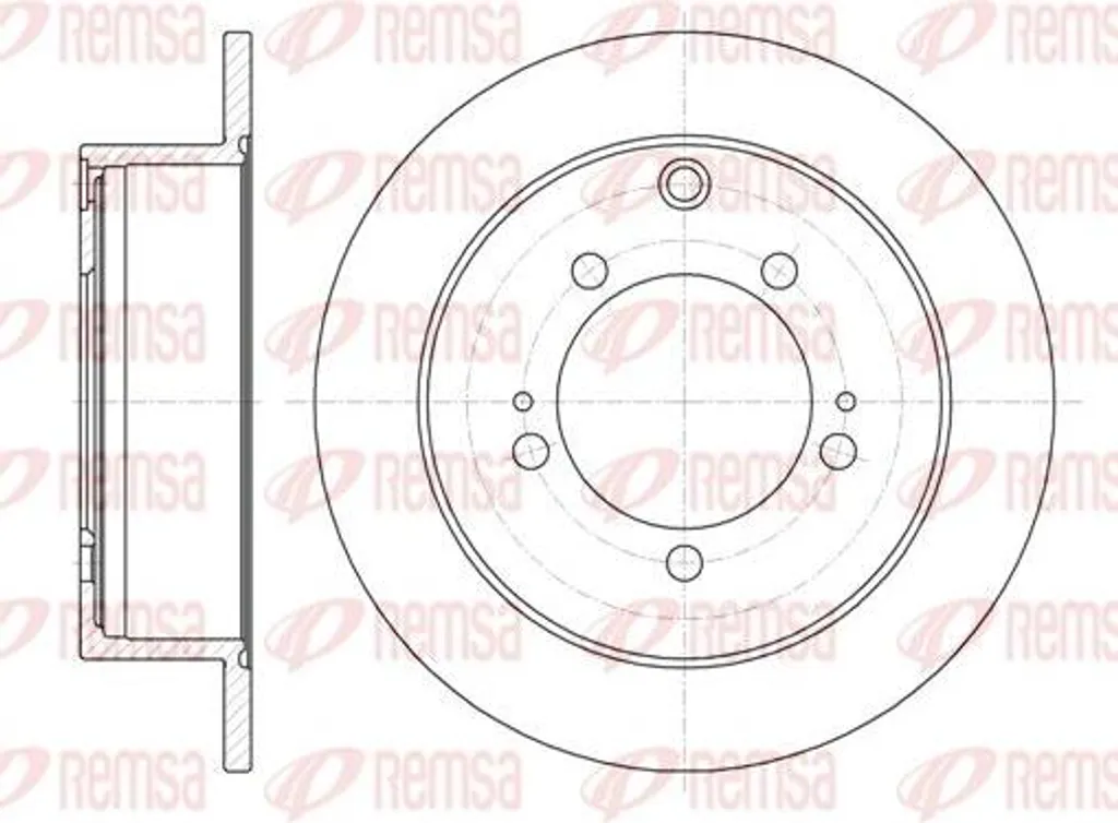Disque de frein pour remplacement kit usé Outlander et Pajero