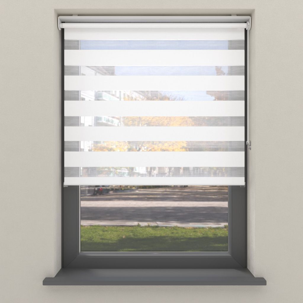 Cocoon Home Rollo Montage ohne bohren 70x150 - Lichtdurchlässig - Weiß