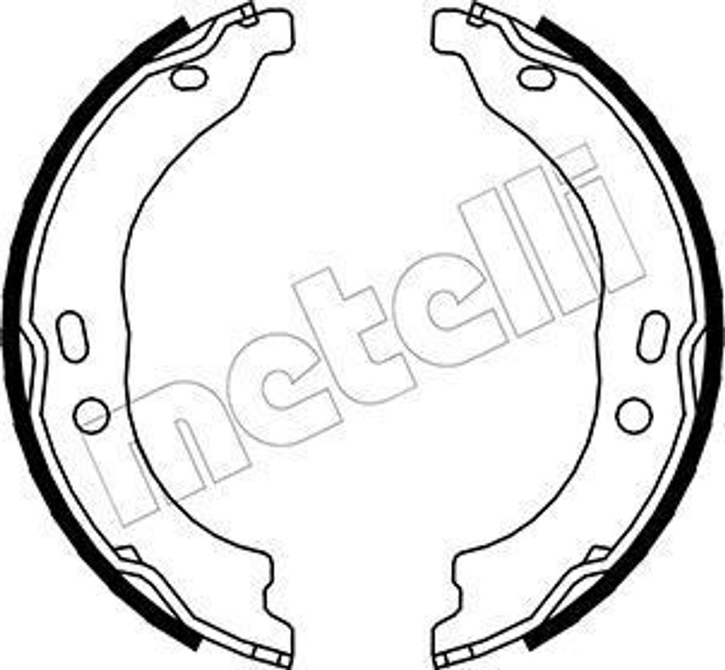 METELLI 53-0094 Handbremsbeläge für FIAT Ducato Kastenwagen Produktbild 