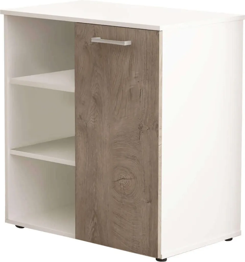 MilaniHome.it - mobile ingresso di design moderno con scarpiera e porta borse di coloreMarrone