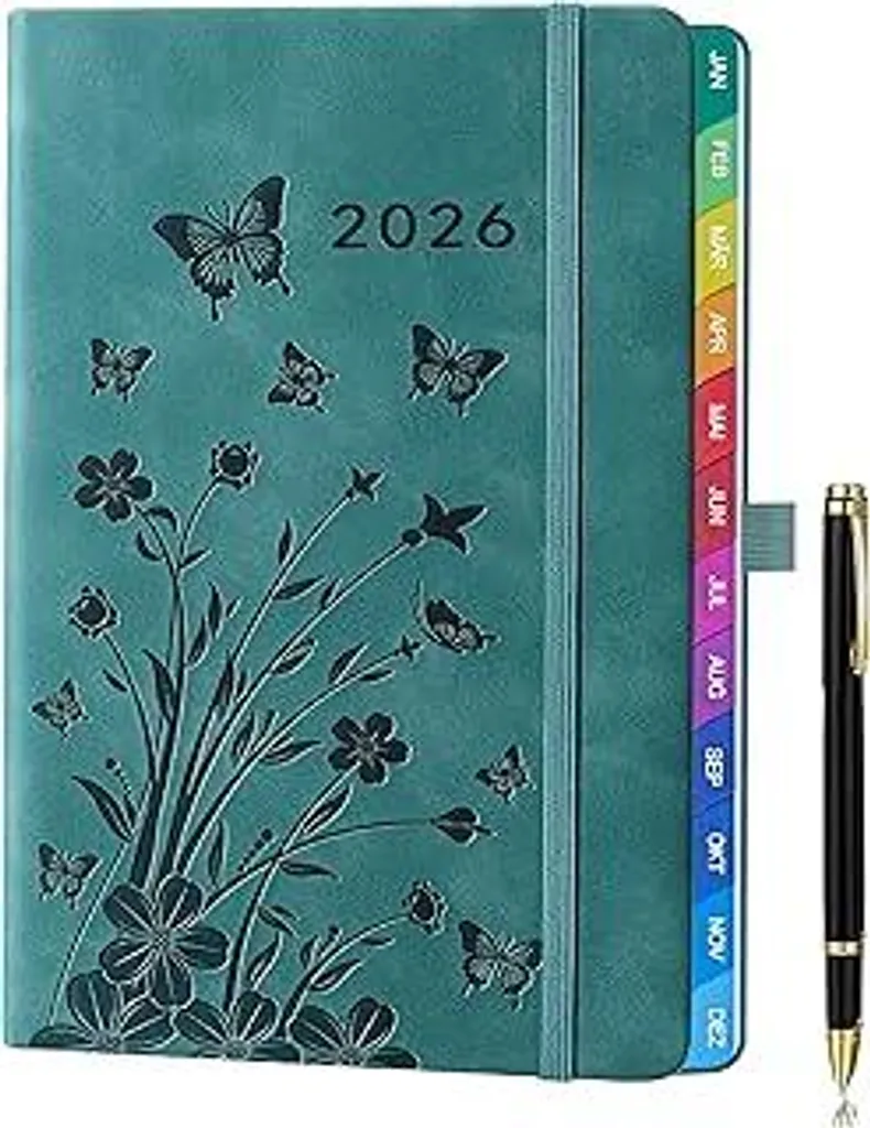 Agenda 2026 Turchese A5 Settimanale | Chic Planner con Penna