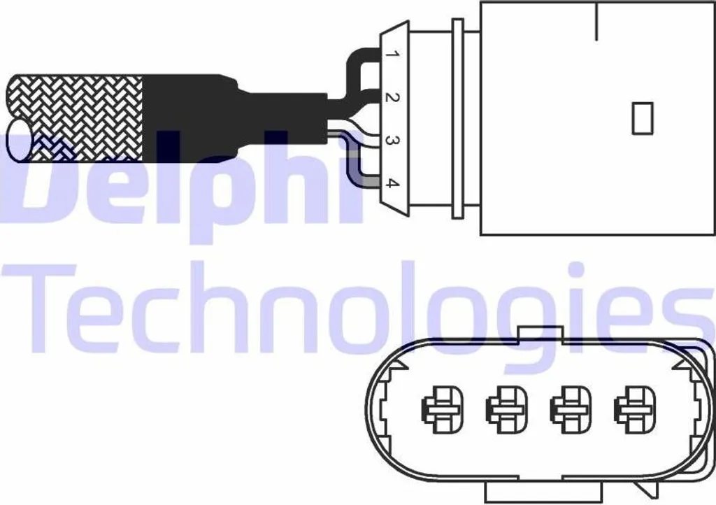 Sonde Lambda Delphi pour Réparer Échappement Golf IV et Audi A3 8L