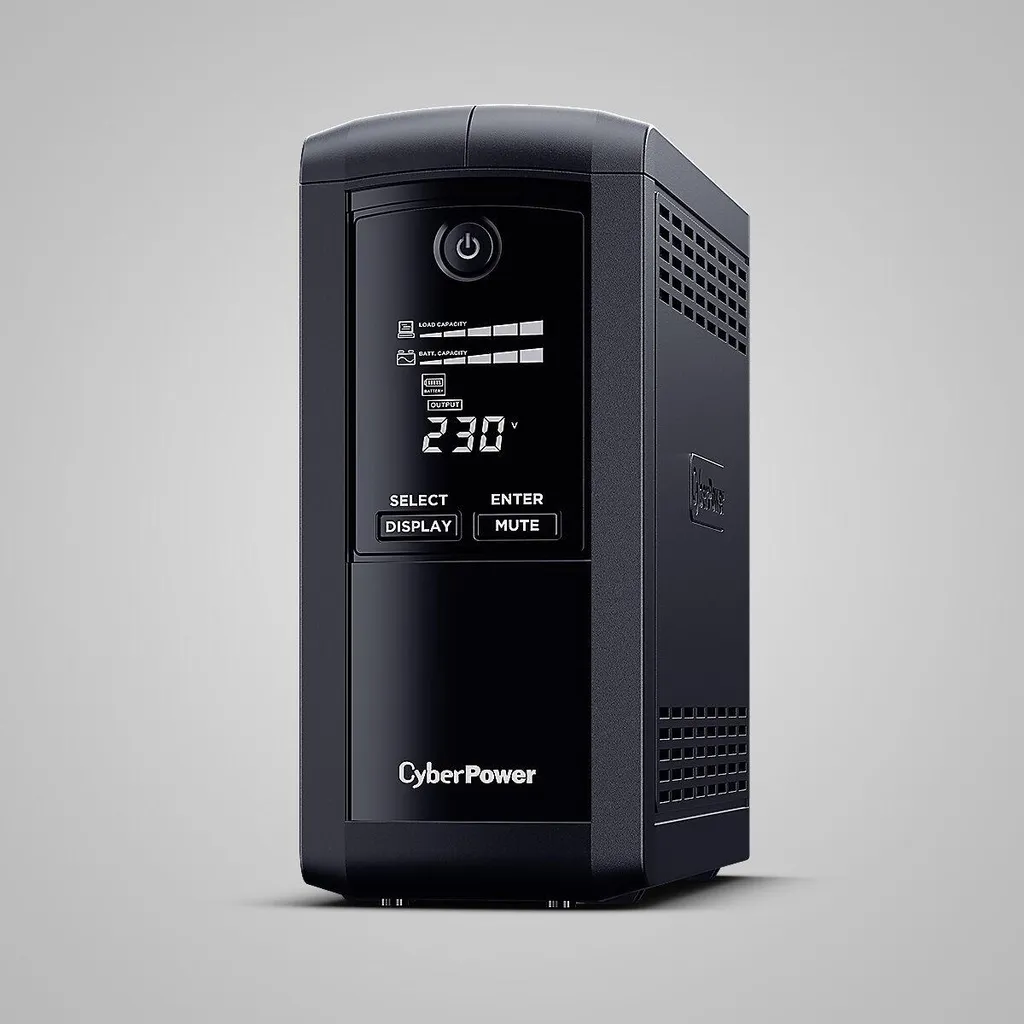 Onduleur pour PC et NAS CyberPower VP1000ELCD-FR 1kVA 4 prises CA