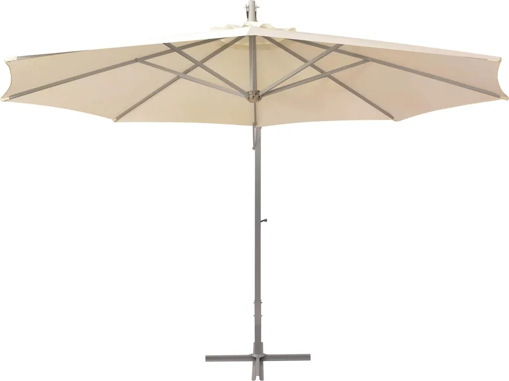 Parasols d'extérieur Beige Polyester Idéal pour Repas d'Été et Détente - 3