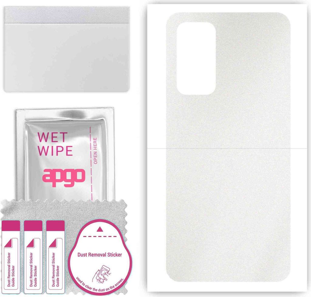 apgo Rückseite Schutzfolie, Skin, kompatibel mit Redmi Note 12 Pro 4G, Hinten Displayschutzfolie aus Vinylfolie, kratzfest, einfache Montage - Mat...