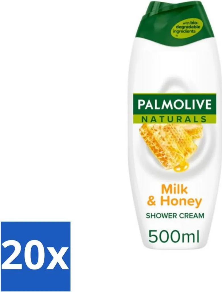 Offerta Shock 20x Palmolive Latte e Miele 500ml - Crema Doccia