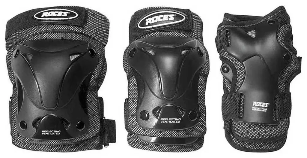 Kit de Protections Roller et Trottinette Roces Noir en Taille S - 3 Pièces - 7