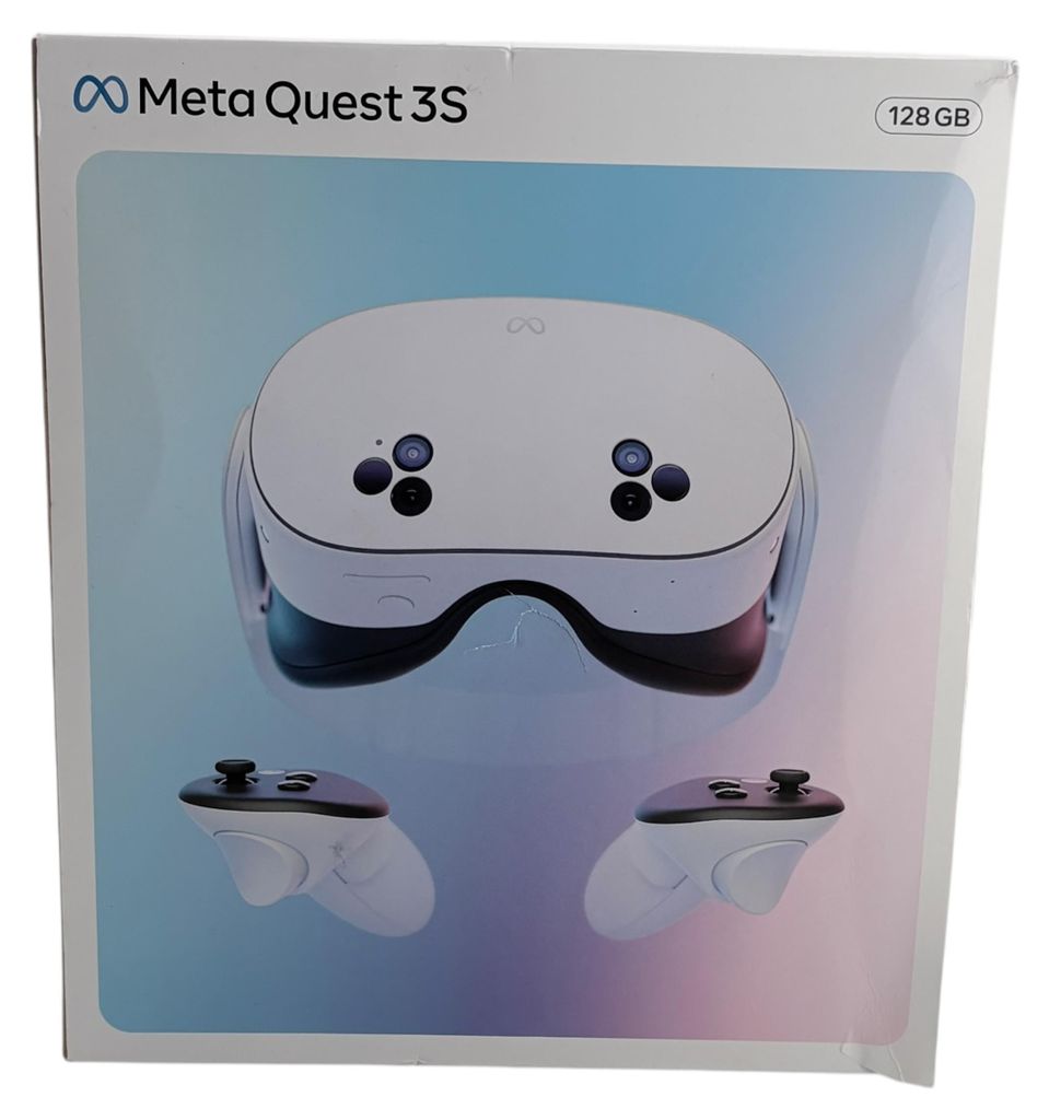 Meta Quest 3S 128Go Casque VR Mixte - Blanc - Occasion Avec Station D'Accueil