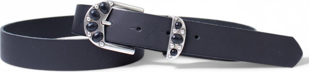 FRONHOFER Gürtel Damen mit verzierter Schmuckschnalle und passender Schlaufe, 3 cm