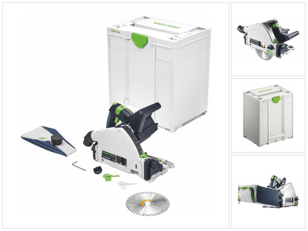 Festool TSC 55 KEB-Basic, hout, wit, 16 cm, 5200 Productafbeelding 