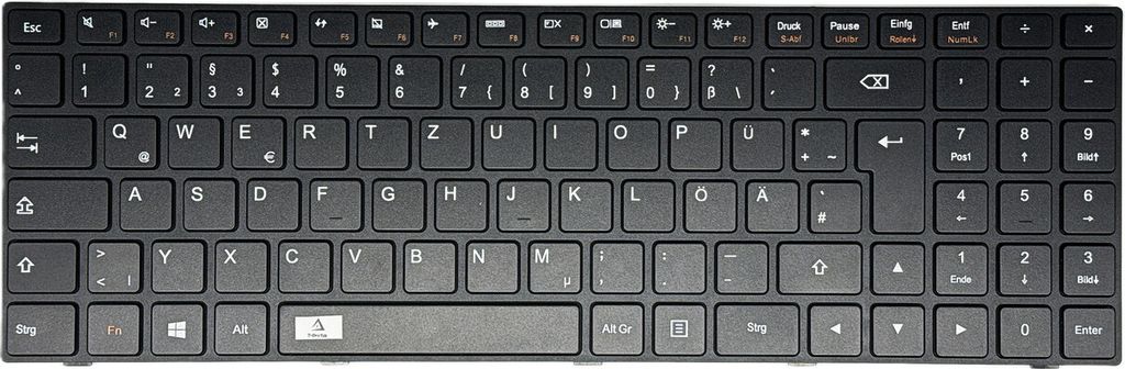 DEUTSCHE - Schwarz Tastatur Keyboard kompatibel für Lenovo Ideapad 100-15IB