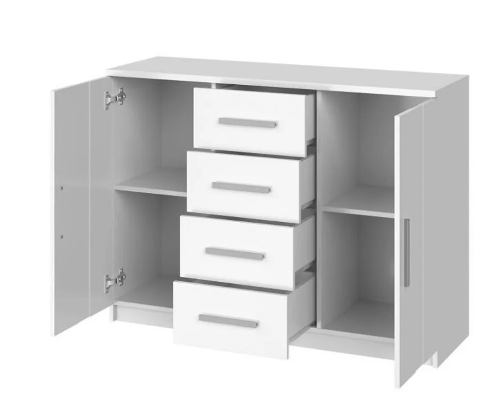 Commode combinée CORTLAND chêne monastère style rustique chic