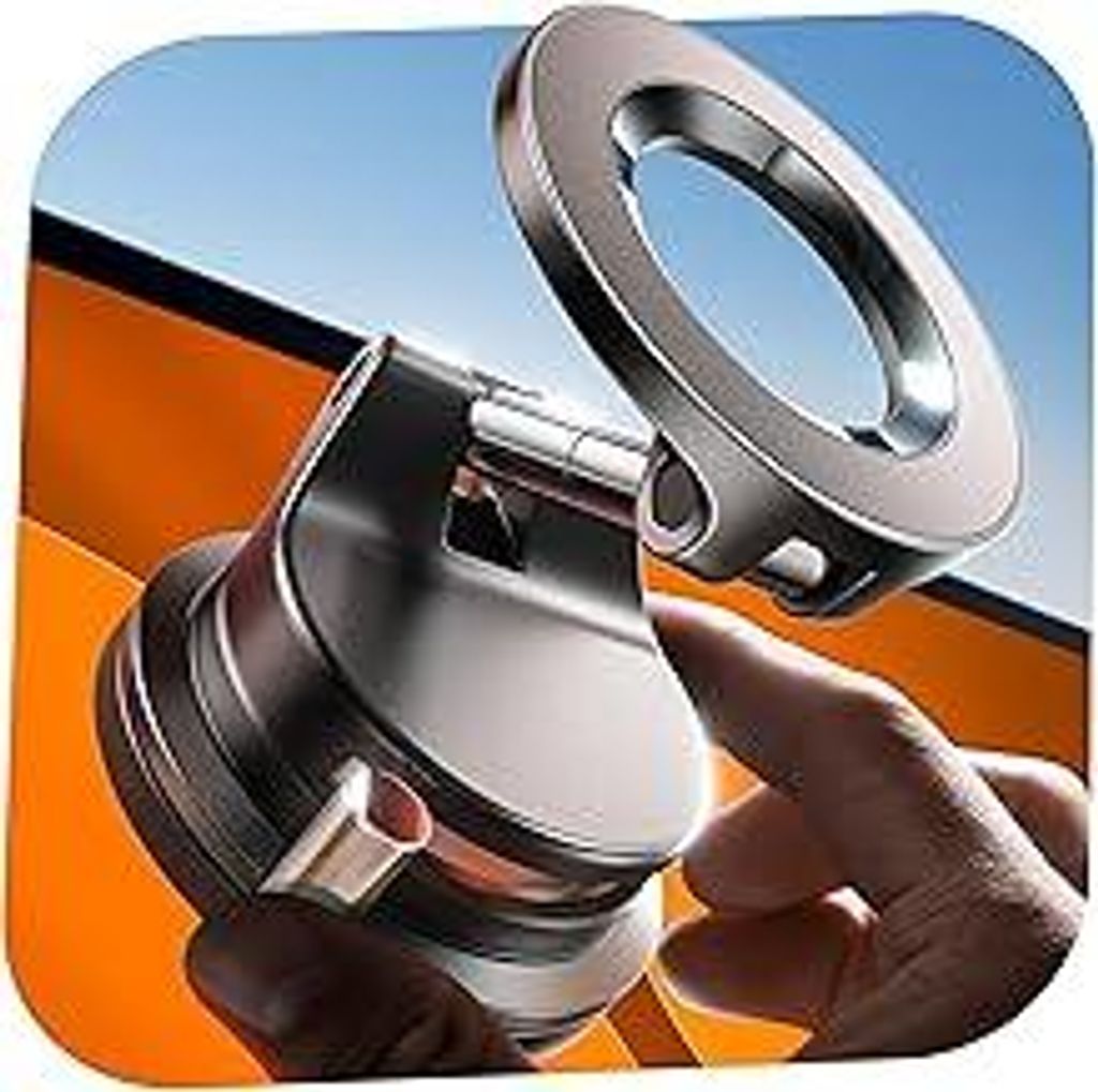 LISEN Vakuum Handyhalterung Auto Magnet - 2026 für Magsafe Autohalterung Saugnapf Handyhalterung Auto Magsafe, Magnetische Smartphone Halterung Au...