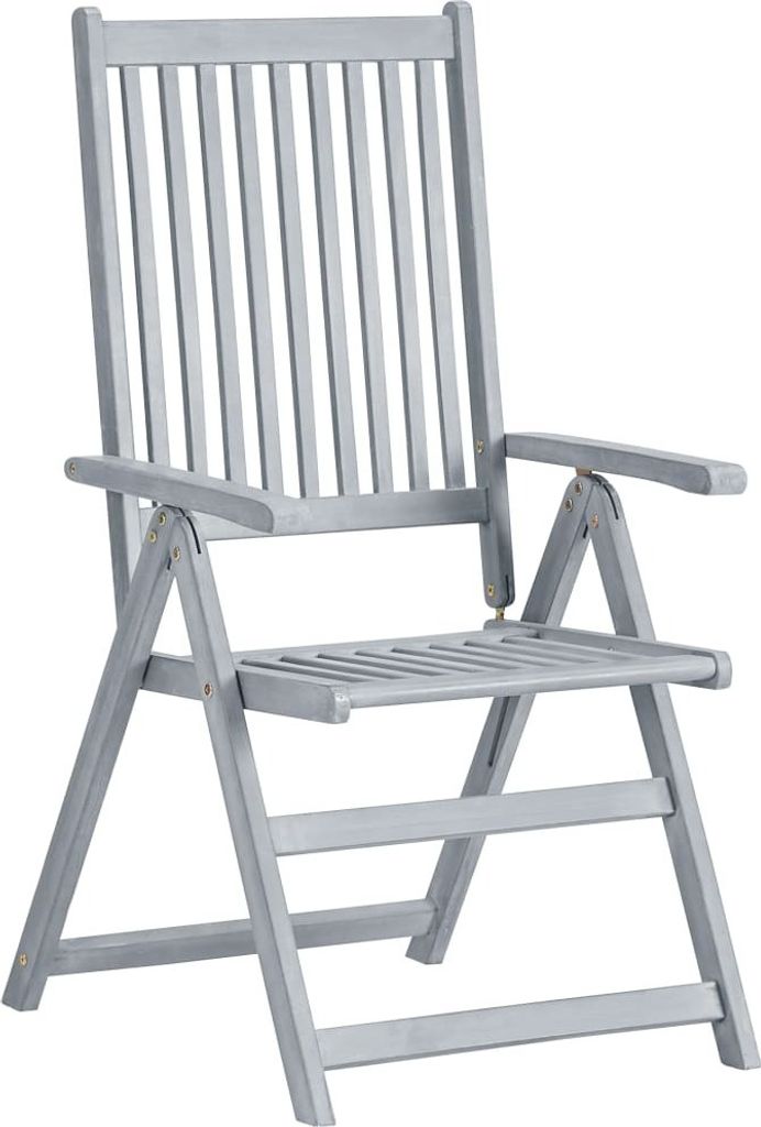 VidaXL 45938, Taras, Drewno akacjowe, Szary, 570 mm, 690 Zdjęcie produktu 