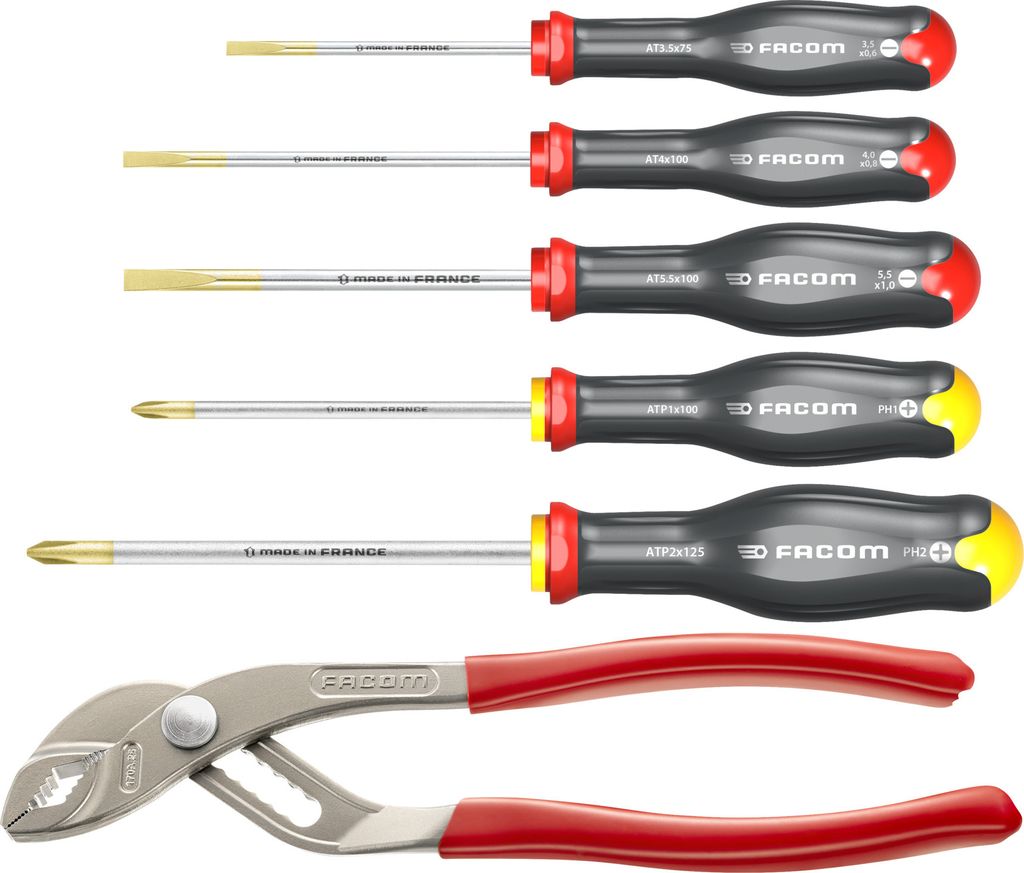 Facom Schraubendreher- und Zangen-Set 5-tlg.