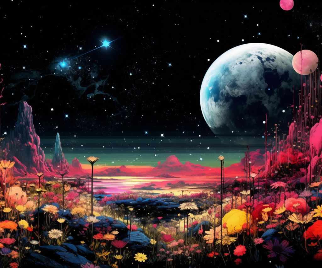 Plakat 60x50cm Andere Welt