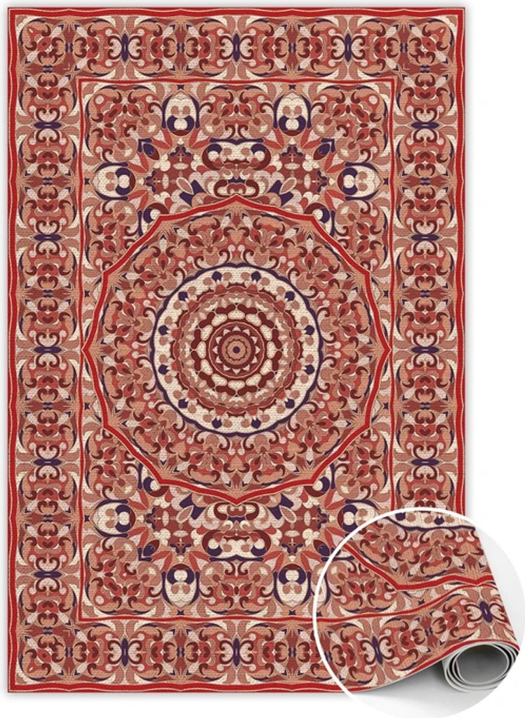 Vinylmatte Teppich Antike Symmetrie 80x120 cm