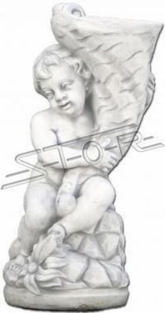 Engel 98cm Skulptur Design Figur Statue Garten Figuren Statuen Skulpturen Grab