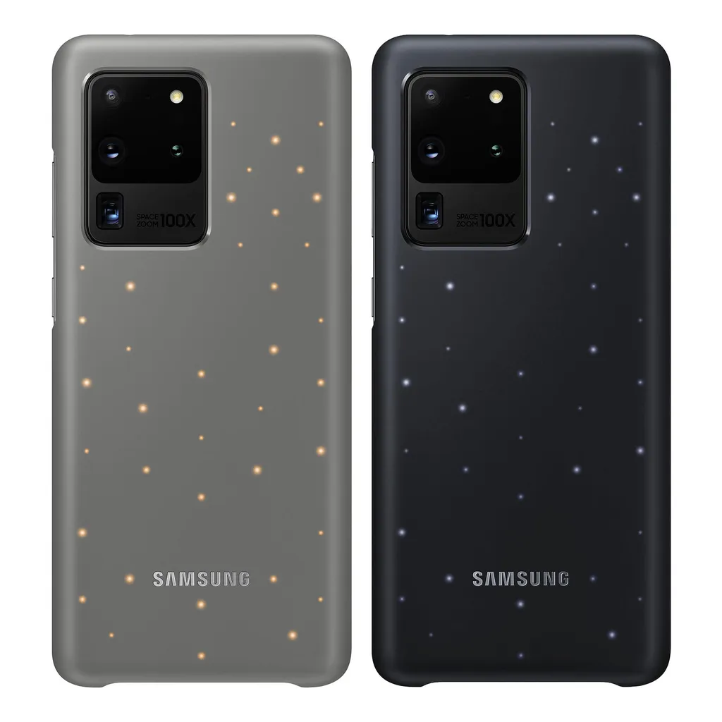 Coque LED Samsung Galaxy S20 Ultra Grise EF-KG988 Effets Lumineux - 3