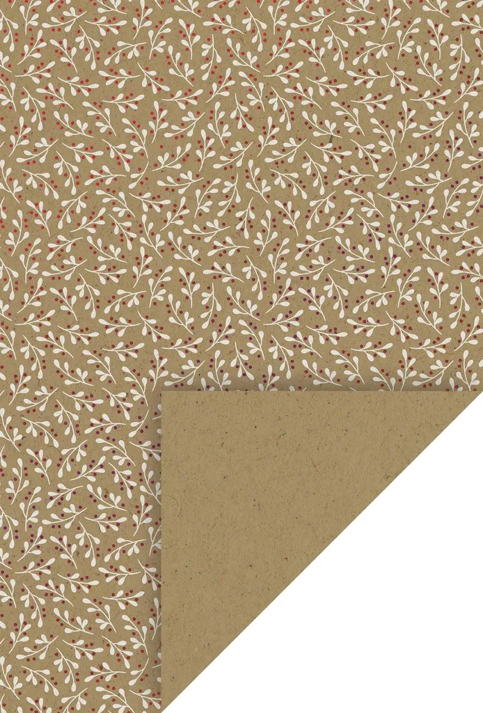 Carton Recyclé A4 Heyda Mistel 220g Naturel et Rouge pour Loisirs Créatifs