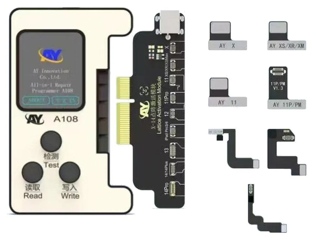 Kit A108 avec 7 nappes flexibles sans soudure pour réparation Face ID