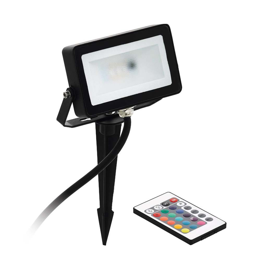 EGLO LED-Strahler RGB/W 3000K 98185 IP44 10W 900lm Produktbild 