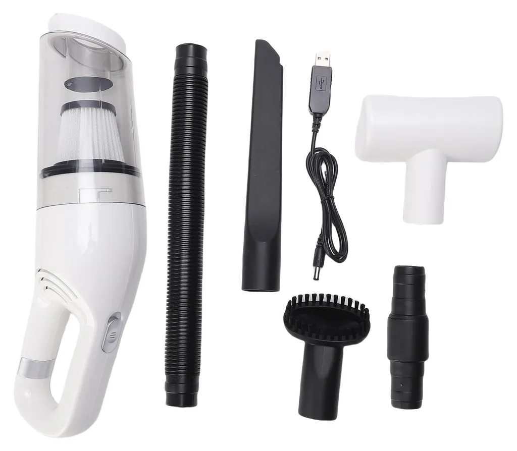 Aspirateur à main sans fil puissant pour poils d'animaux et voiture V12