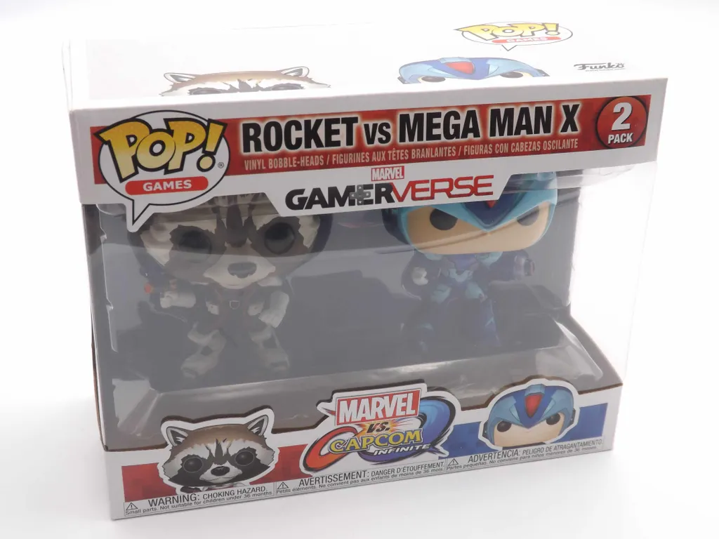 Funko Pop Rocket vs Mega Man X statuette double pack vinyle - 6