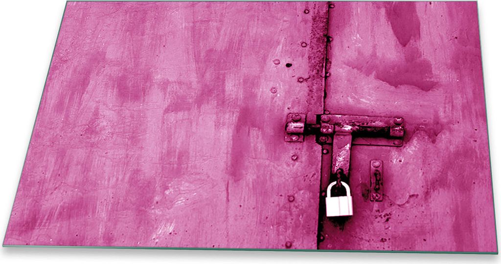 Herdabdeckplatte Glaskeramikfeld Spritzschutz Glas Universal Deko 80x52 Abstrakt Pink