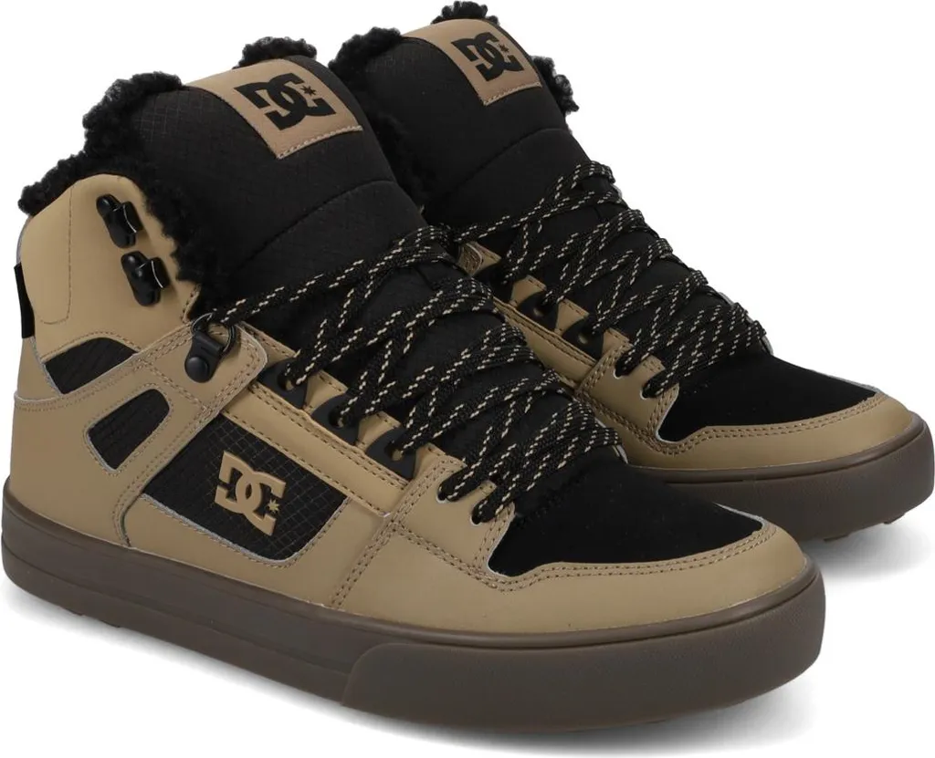 Scarpe DC Pure High-Top WC WNT 45 Marrone Chiaro - Offerta Invernale