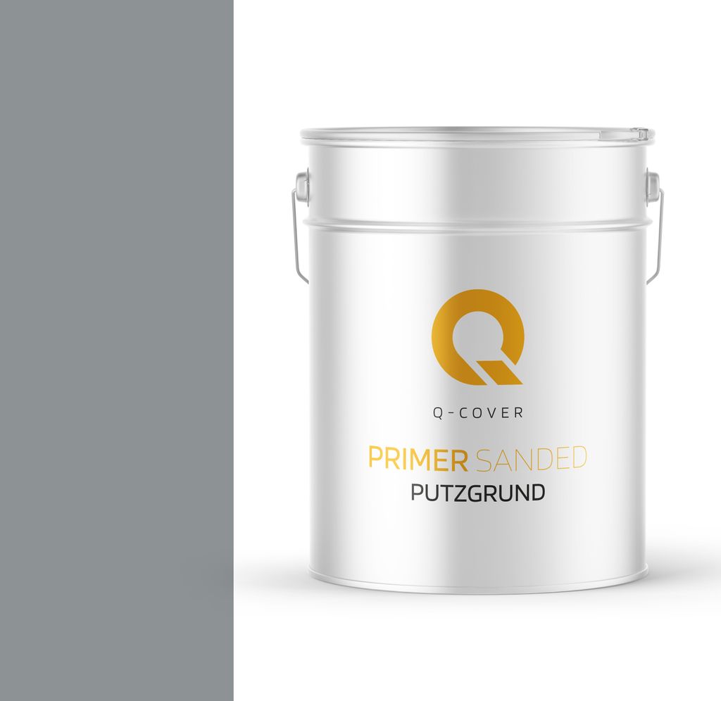 PUTZGRUND | Grau RAL 7045 15 KG | GRUNDIERMITTEL INNEN & AUßEN | PUTZ GRUNDIERUNG HAFTGRUND SPEZIALGRUNDIERUNG LÖSEMITTELFREI FASSADENPUTZ KRATZPUTZ